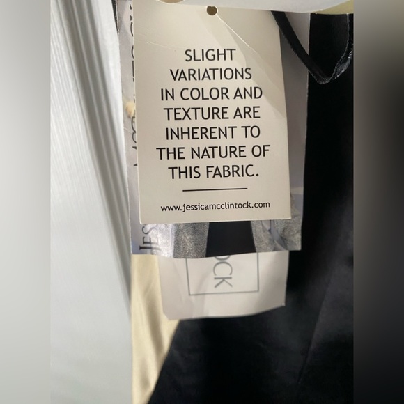 🆕 Dead Stock! VTG SCOTT McCLINTOCK Black and Champagne Strapless Ball Gown 12 - Picture 7 of 14